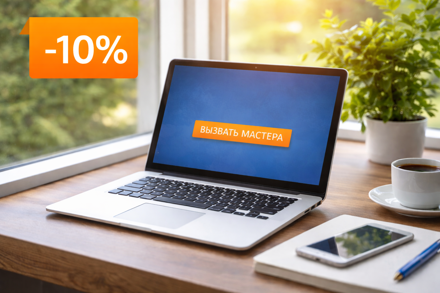 <p>При заказе через сайт</p>