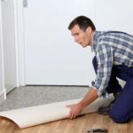 Укладка линолеума