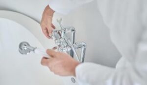 Установка смесителей