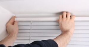 Установка жалюзи различных конфигураций